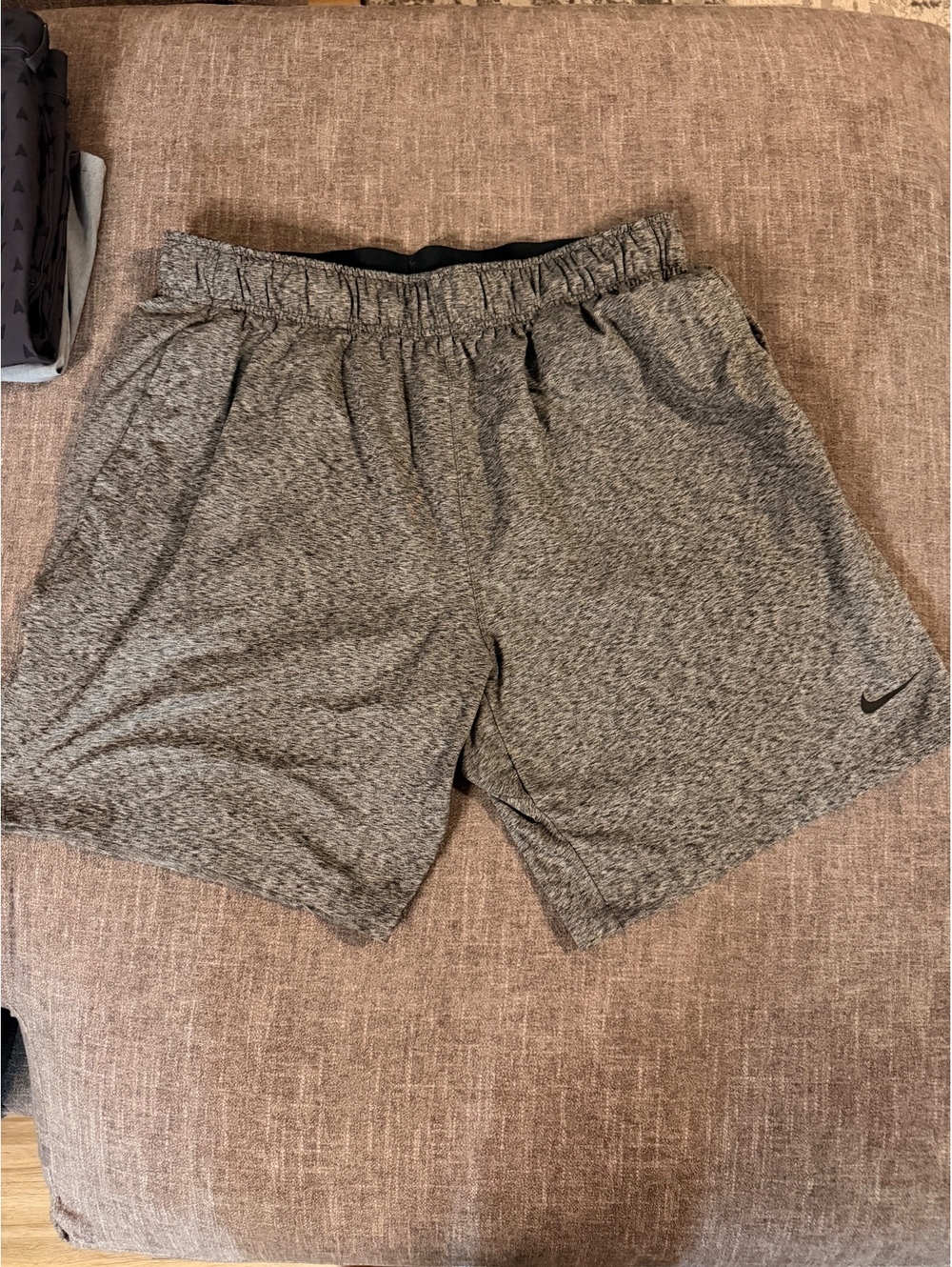 Nike Dri Fit men's gray heather athletic shorts
